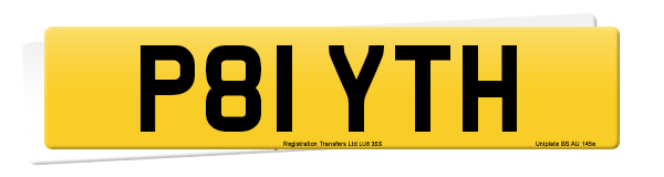Registration number P81 YTH